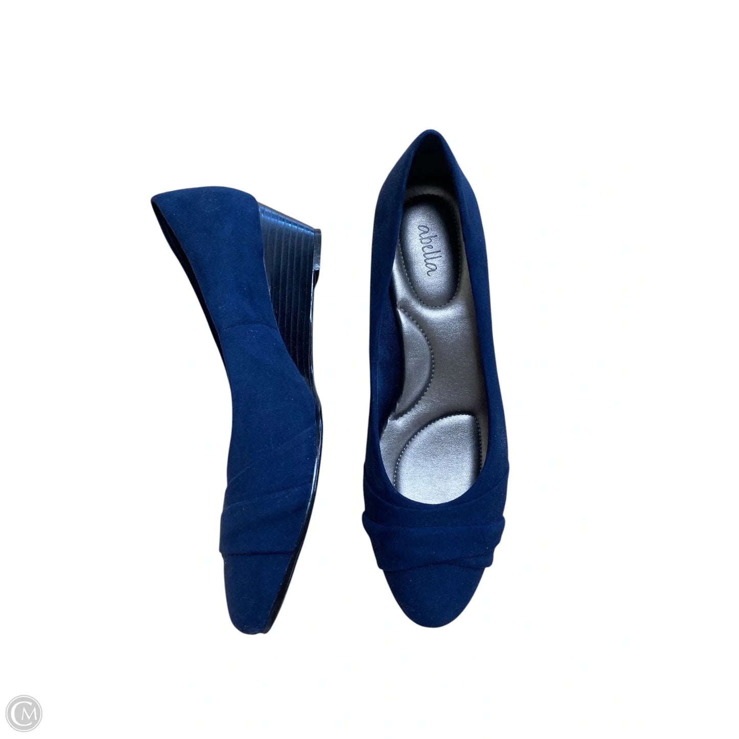 Shoes Heels Block By Abella In Blue, Size: 9.5