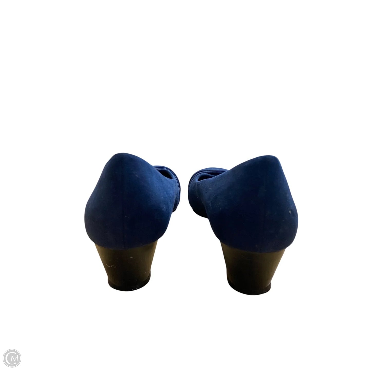 Shoes Heels Block By Abella In Blue, Size: 9.5