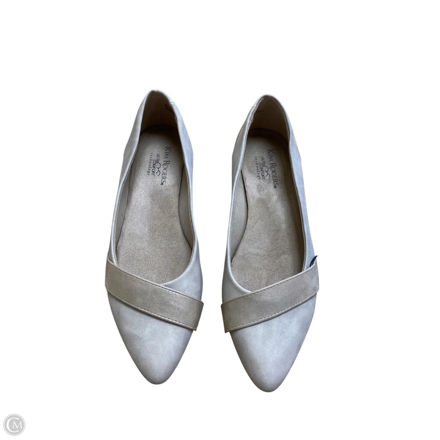 Shoes Flats By Kim Rogers In Cream, Size: 9.5