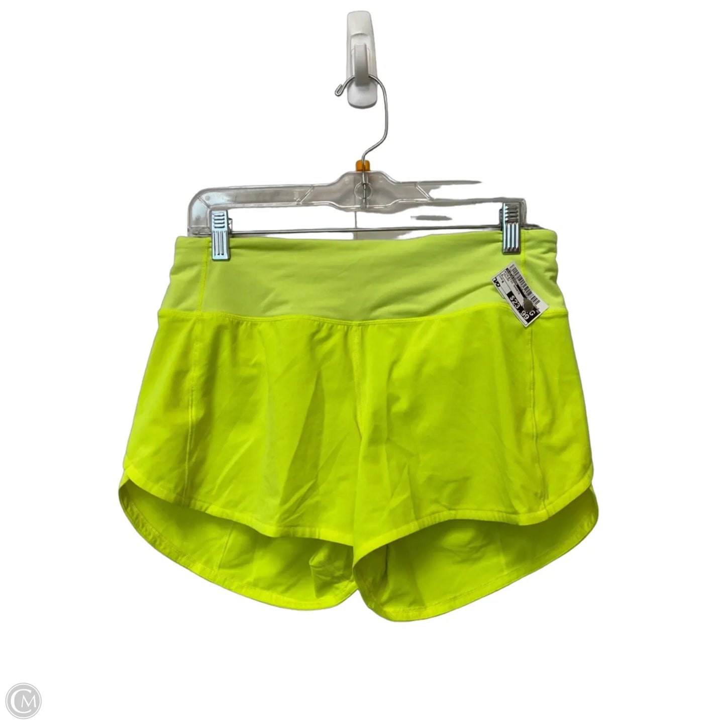 Athletic Shorts By Lululemon In Yellow, Size: 6