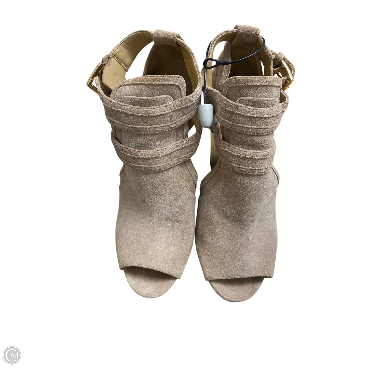 Shoes Heels Wedge By Michael By Michael Kors In Tan, Size: 7.5