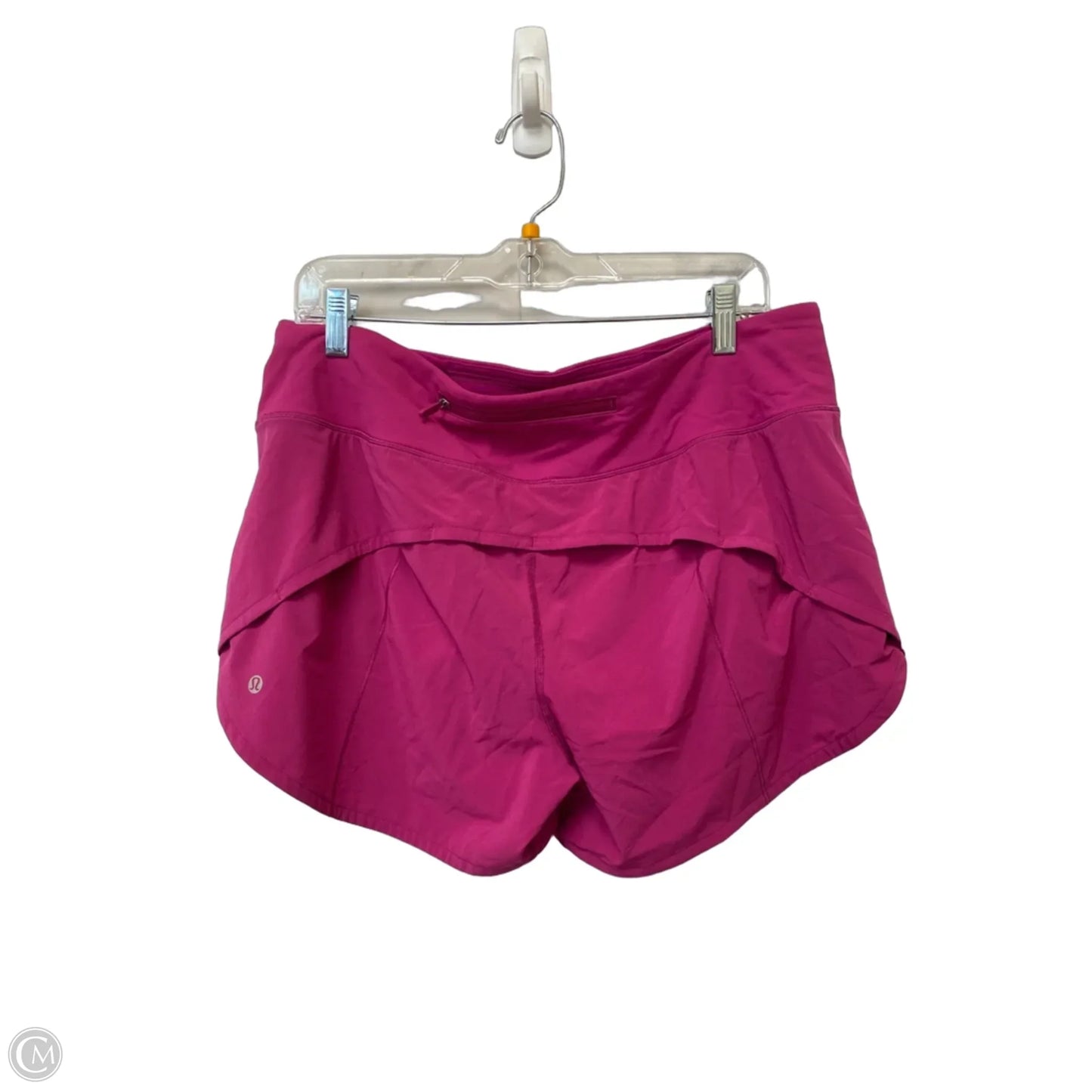 Athletic Shorts By Lululemon In Pink, Size: 12