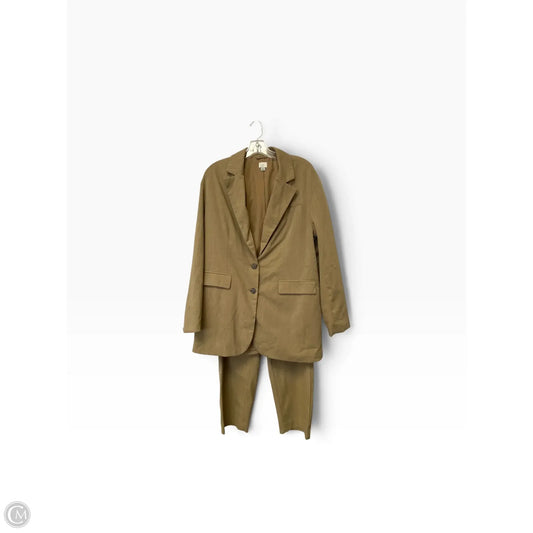 Pants Suit 2pc By A New Day In Tan, Size: M