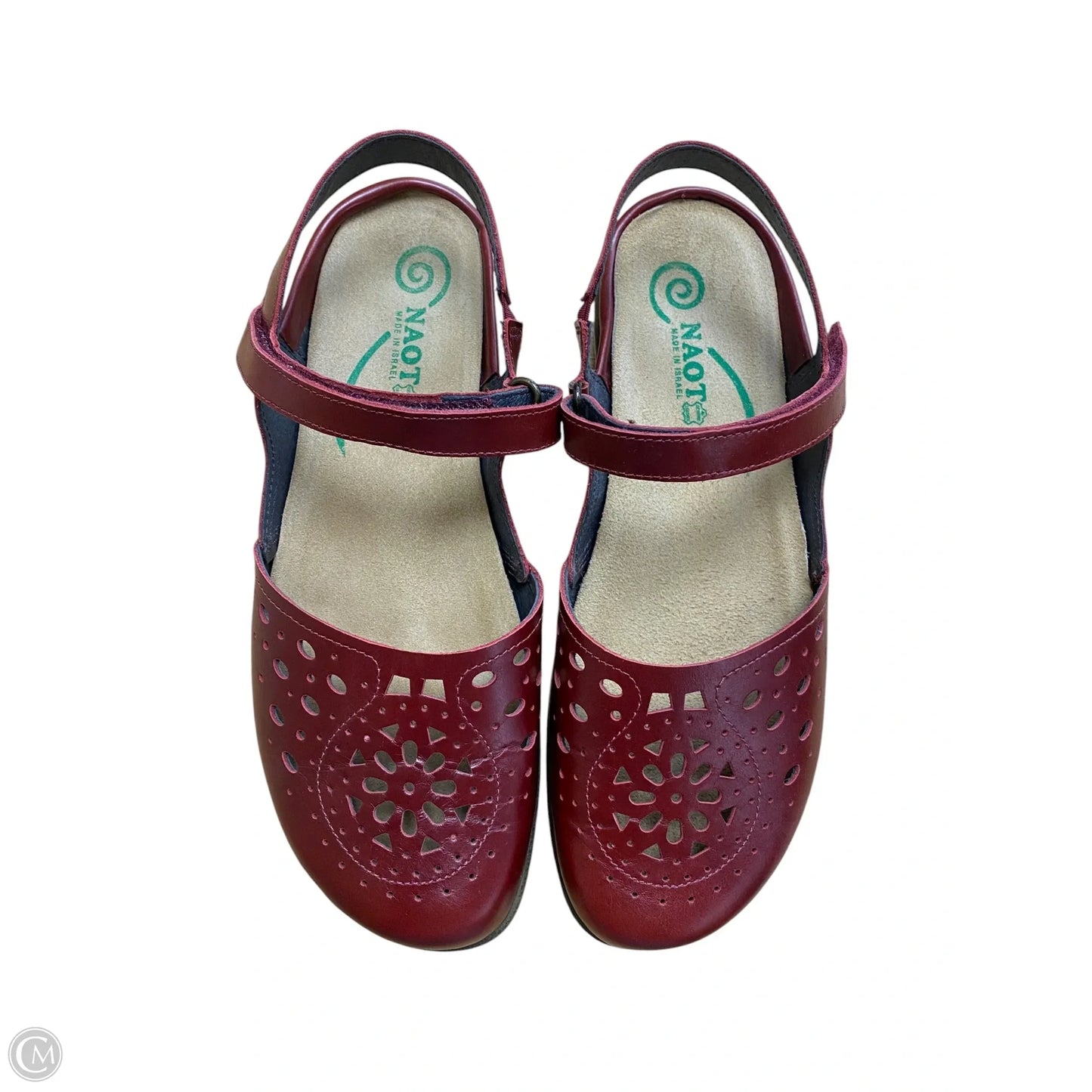 Shoes Flats By Naot In Maroon, Size: 7