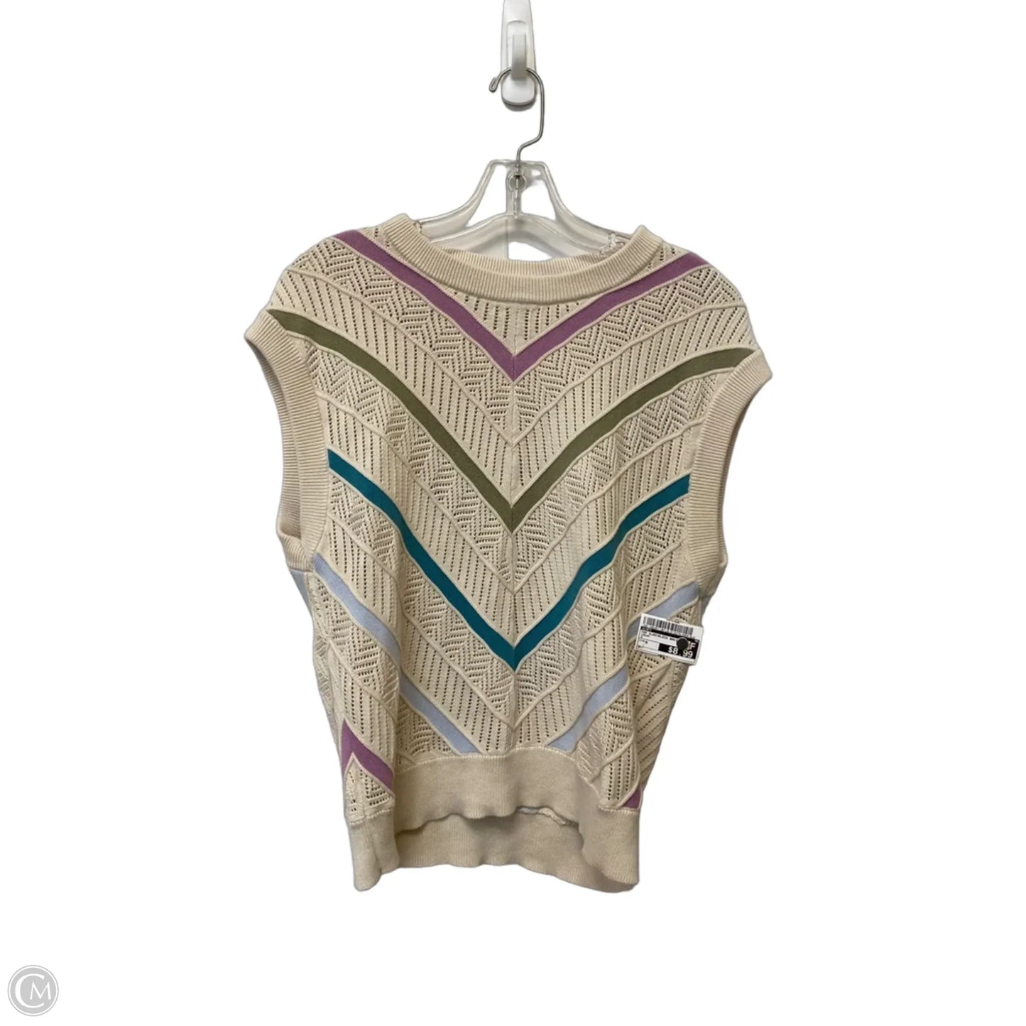 Top Sleeveless Basic By Loft In Cream, Size: M