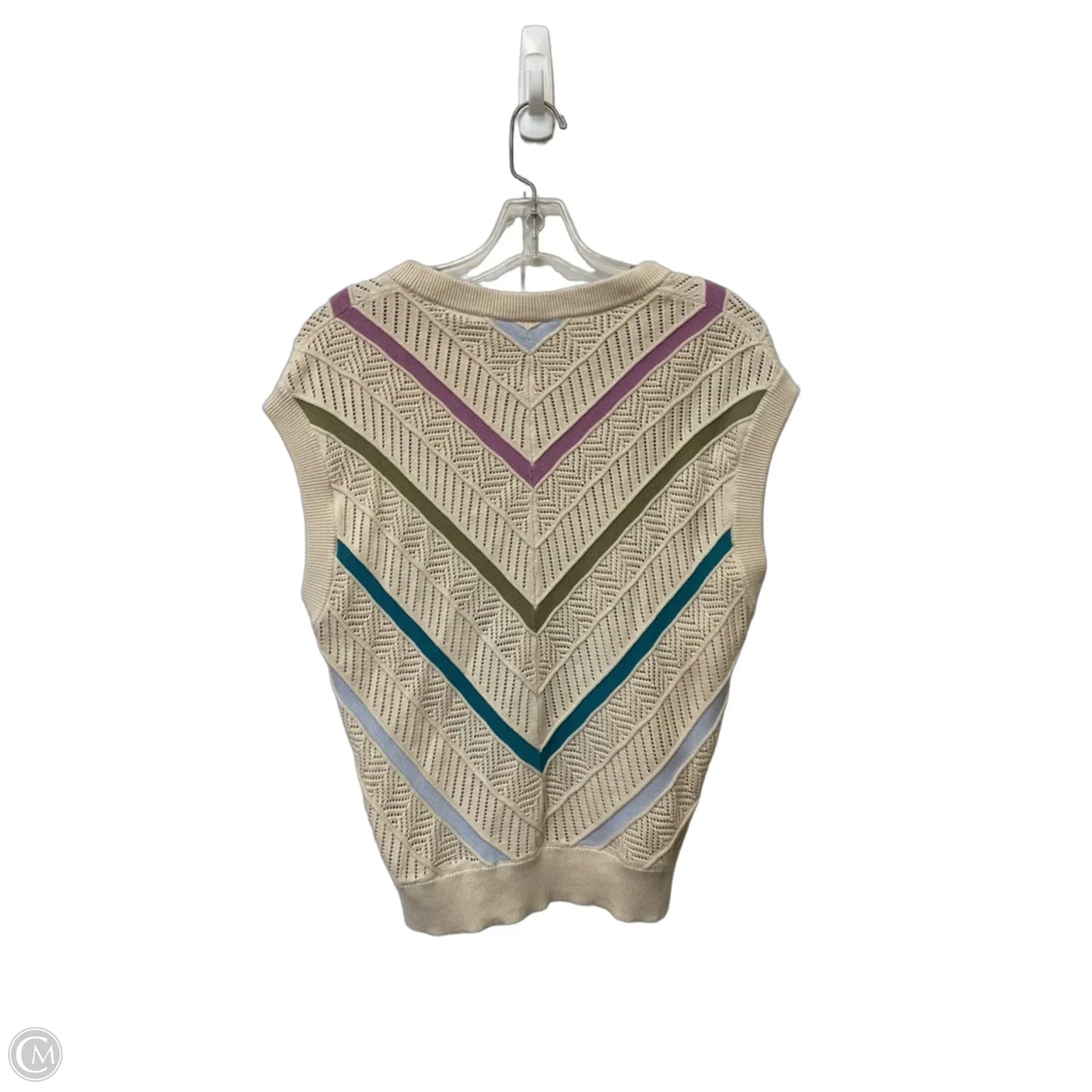 Top Sleeveless Basic By Loft In Cream, Size: M