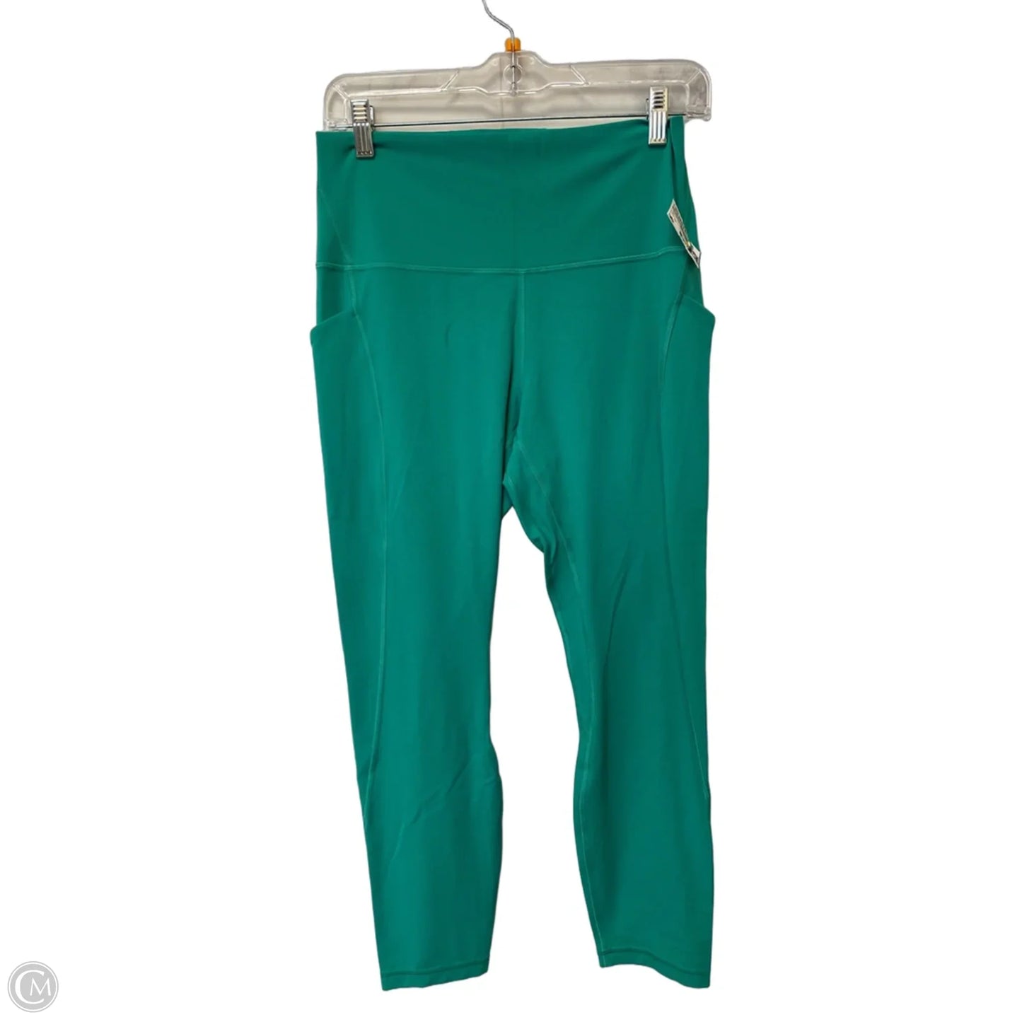 Athletic Leggings By Lululemon In Green, Size: 10