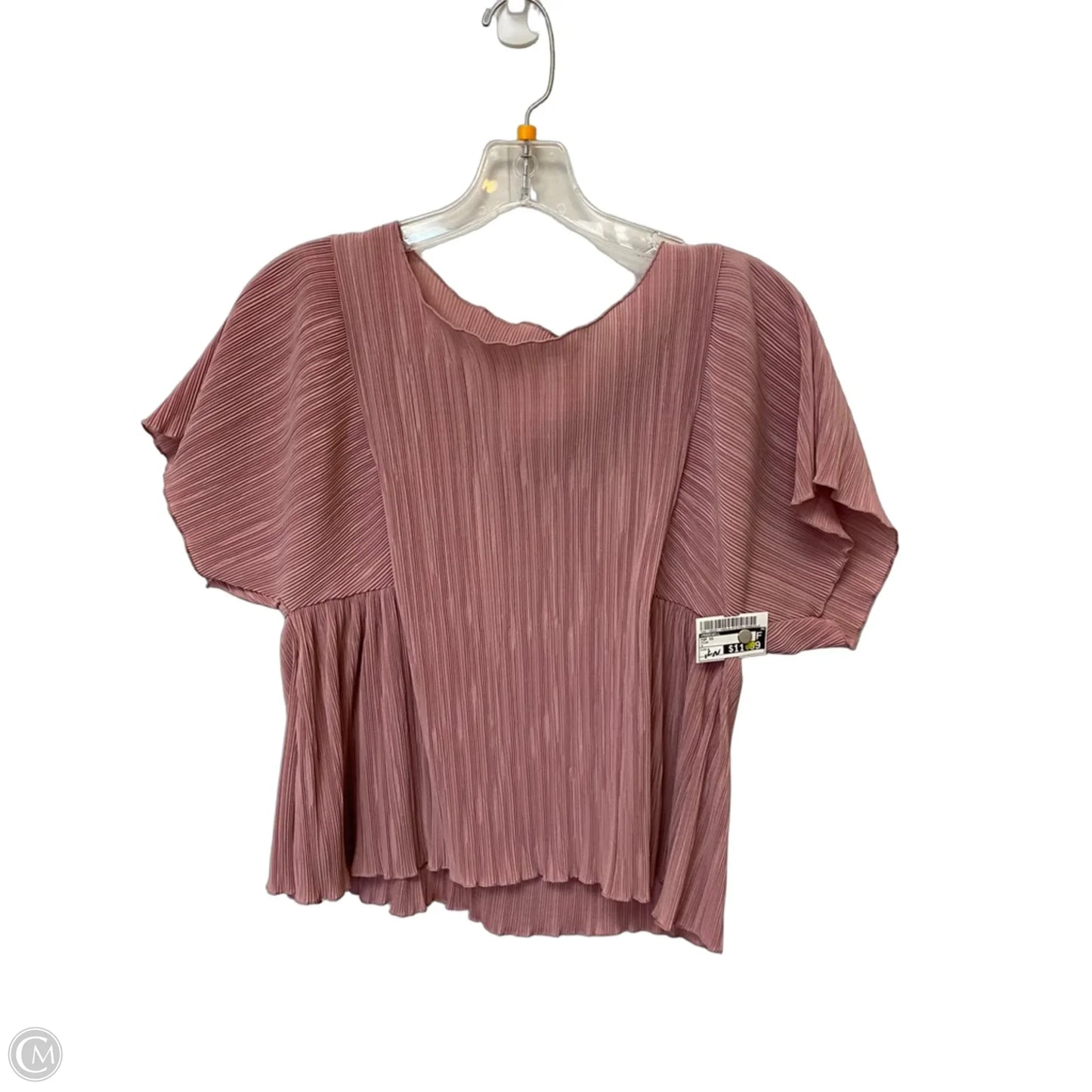 Top Short Sleeve By Madewell In Pink, Size: S