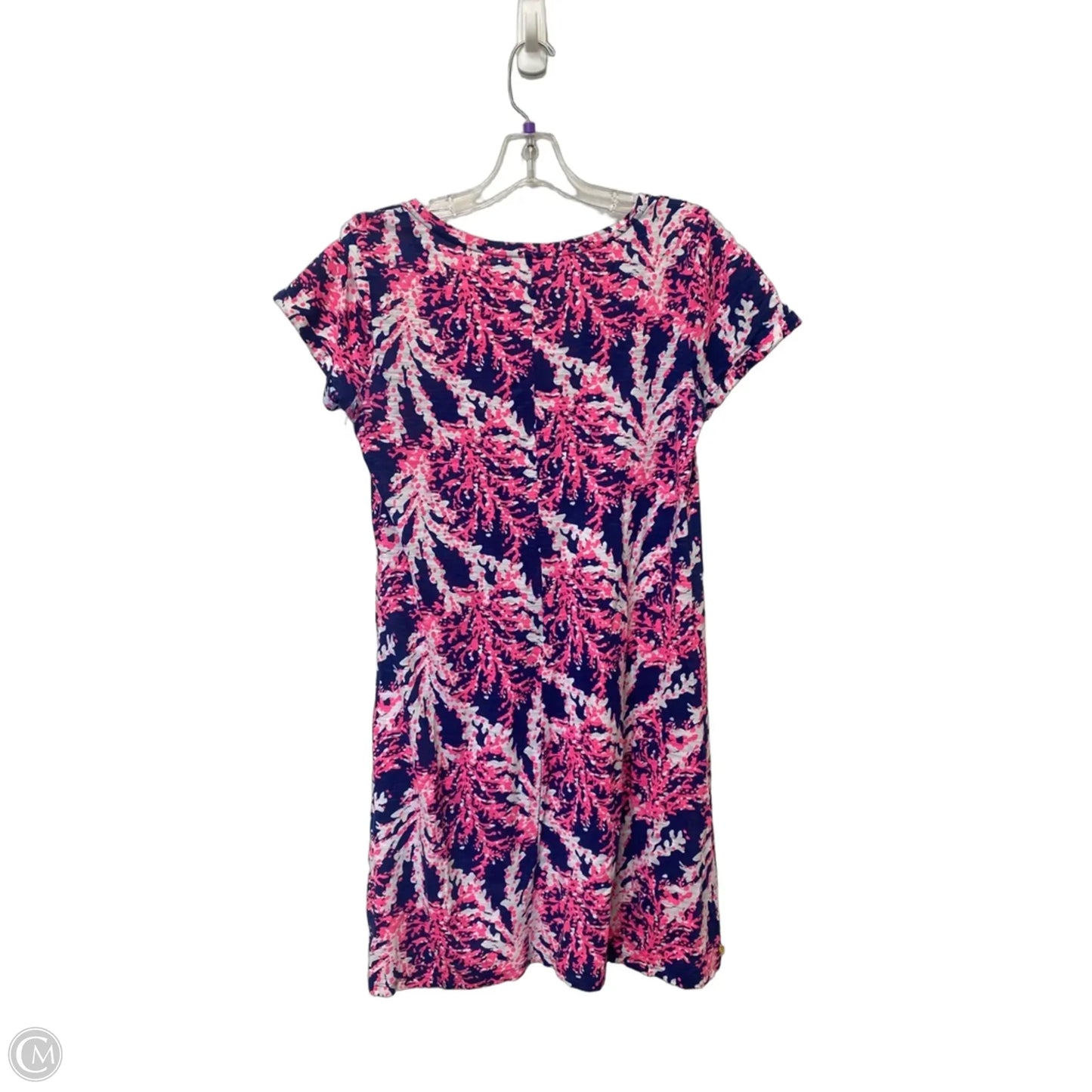 Top Short Sleeve Designer By Lilly Pulitzer In Blue, Size: S