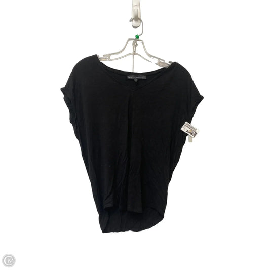 Top Short Sleeve By White House Black Market In Black, Size: Xxs