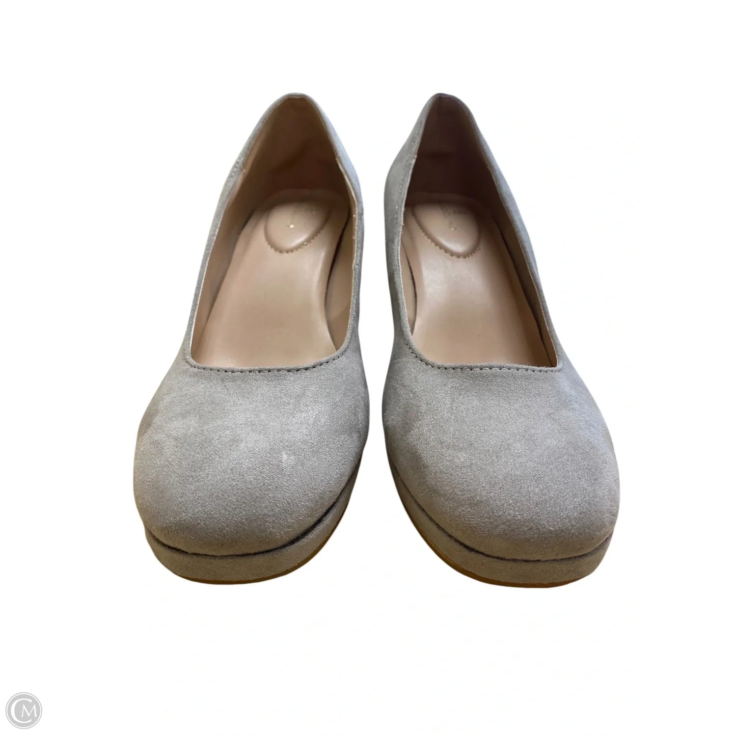 Shoes Heels Block By Bandolino In Grey, Size: 10