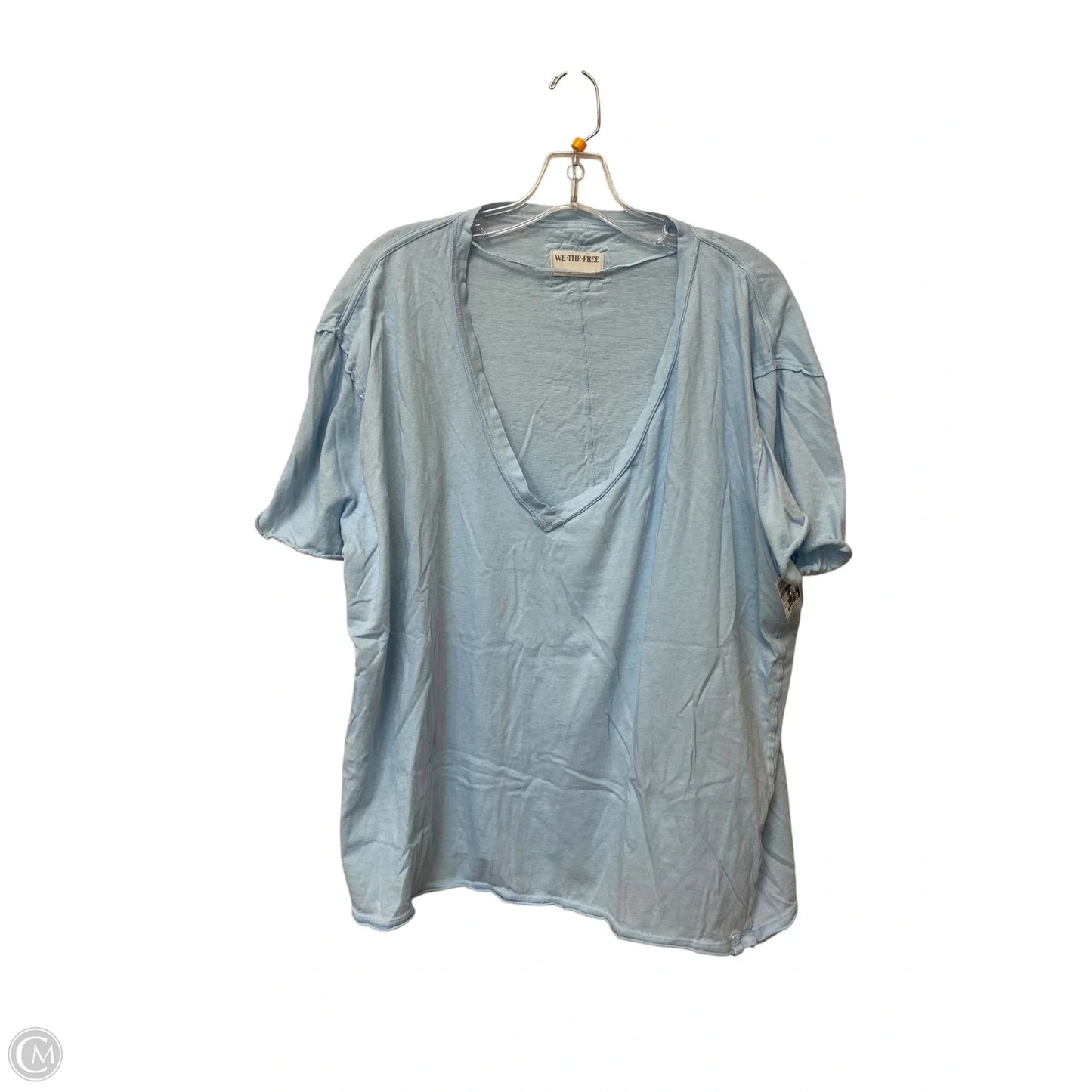 Top Short Sleeve By We The Free In Blue, Size: L