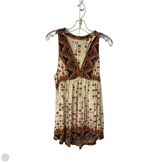Top Sleeveless By Free People In Multi-colored, Size: Sp