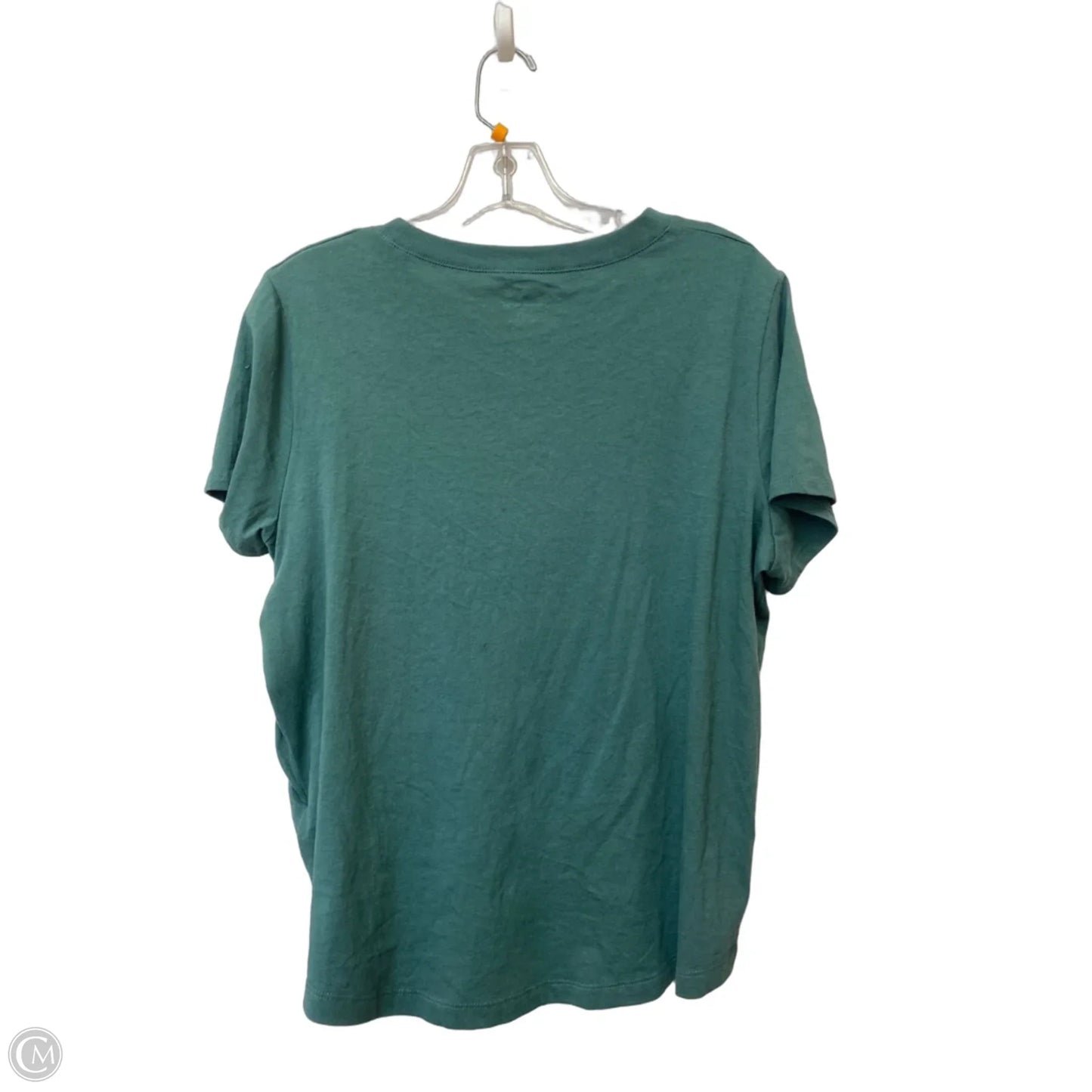 Top Short Sleeve By Madewell In Green, Size: L