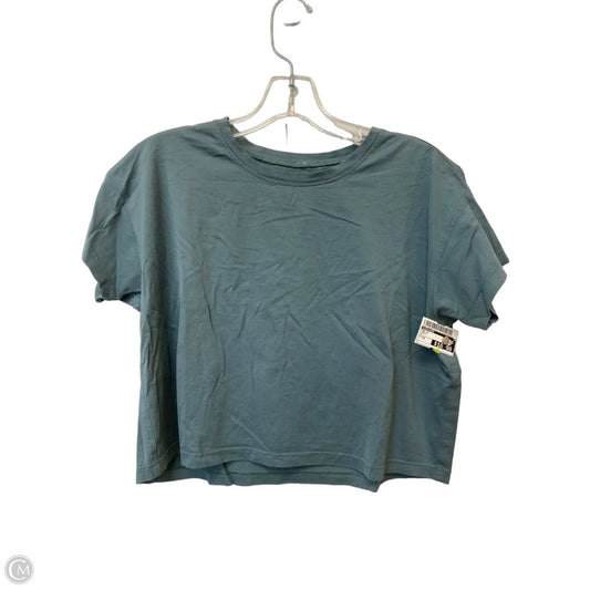 Top Short Sleeve By Lululemon In Green, Size: M