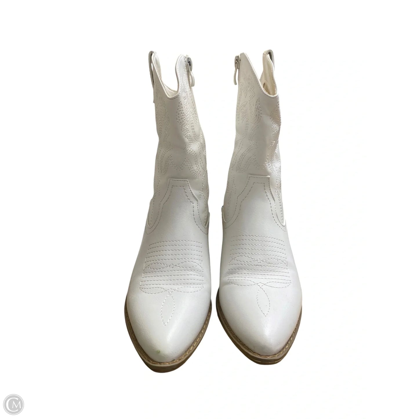 Boots Western By Dream Pairs In White, Size: 7.5