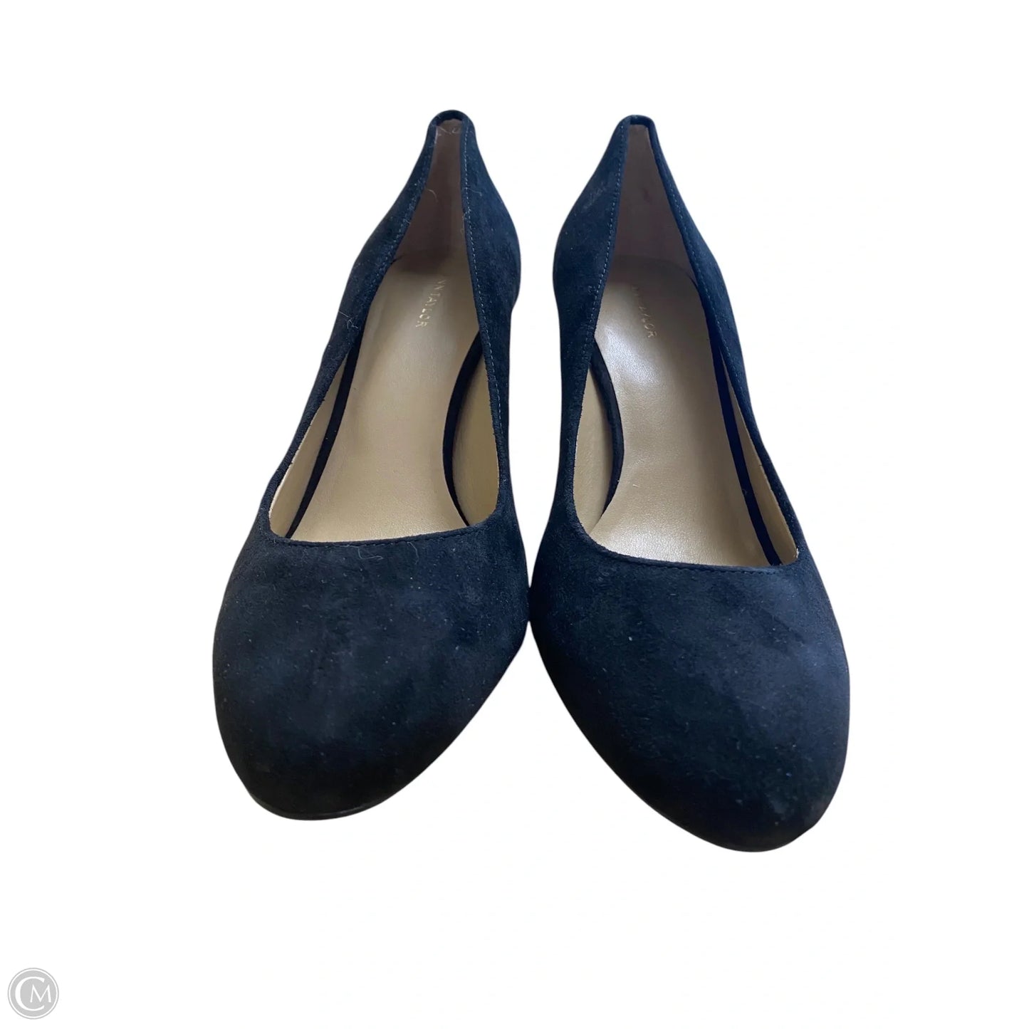 Shoes Heels Block By Ann Taylor In Black, Size: 8.5