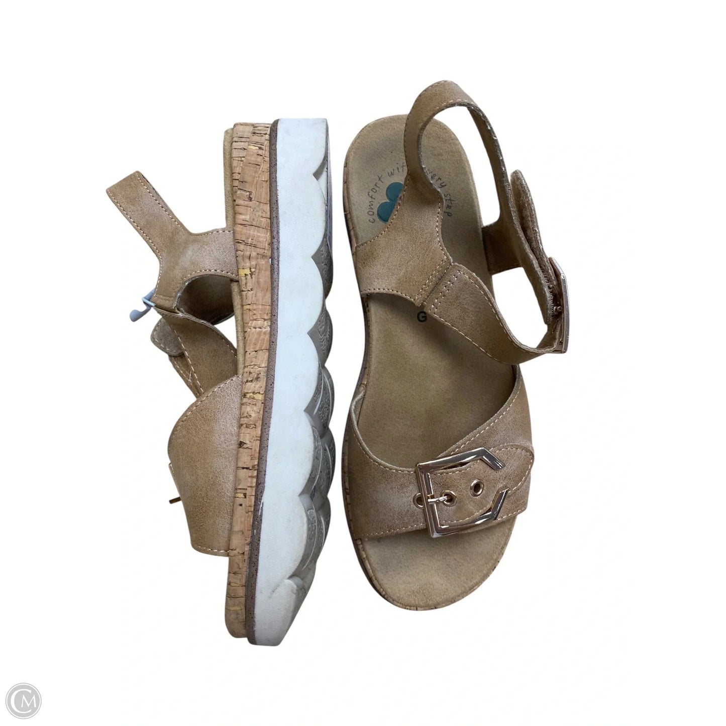 Shoes Flats By Spring Step In Beige, Size: 8