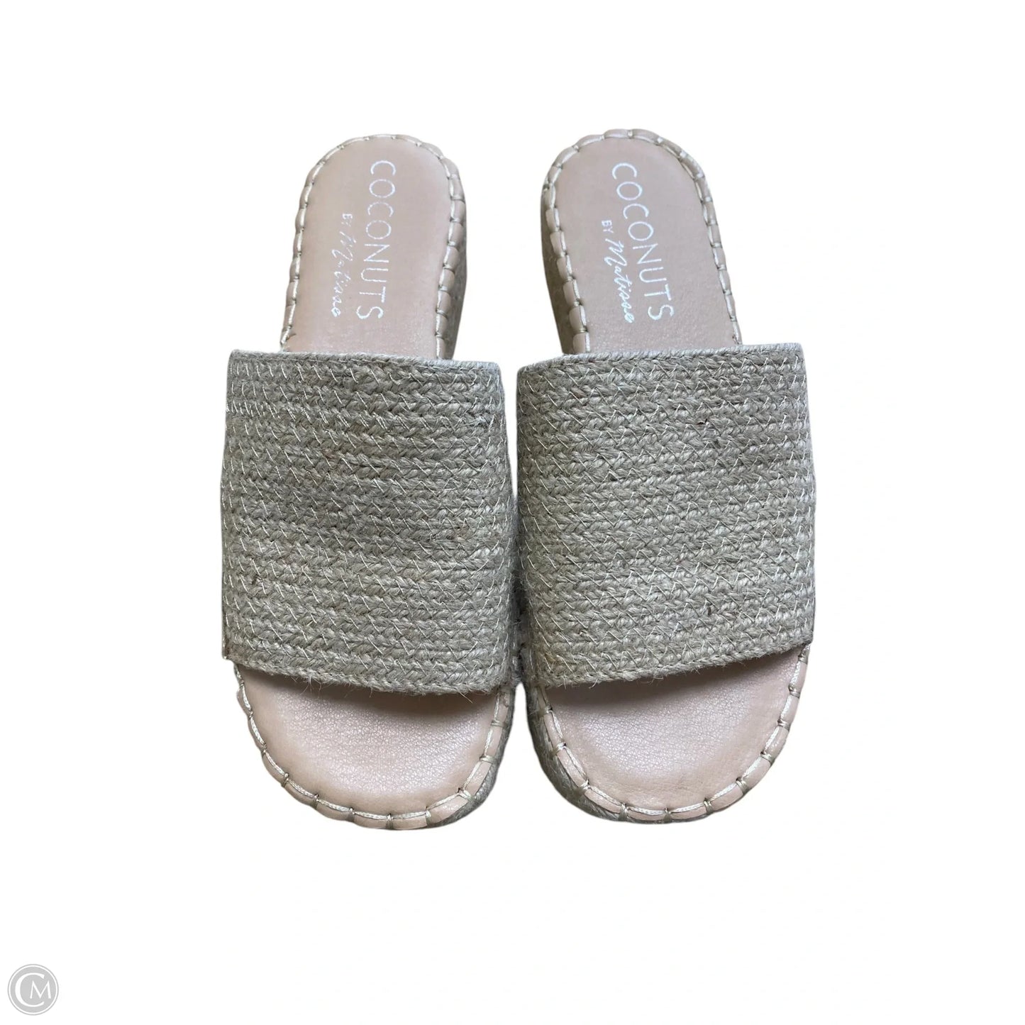 Sandals Flats By Coconuts In Beige, Size: 9