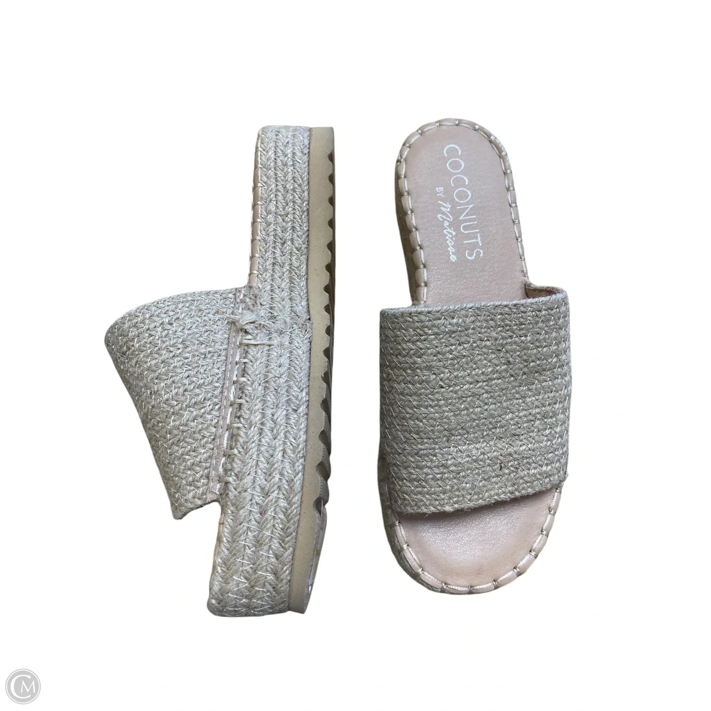 Sandals Flats By Coconuts In Beige, Size: 9