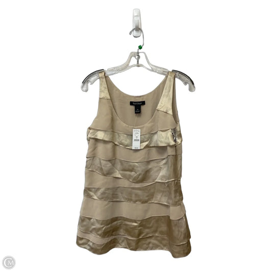 Top Sleeveless By White House Black Market In Beige, Size: S