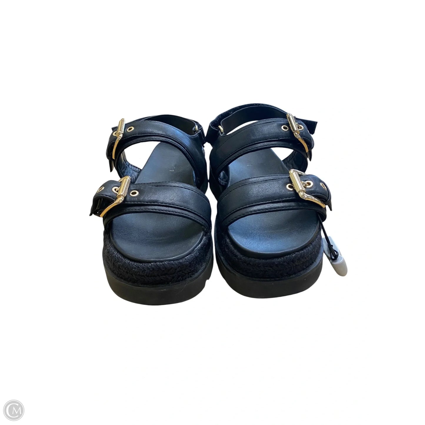 Shoes Flats By Clothes Mentor In Black, Size: 8