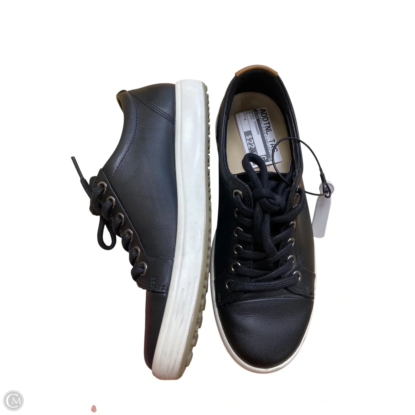 Shoes Sneakers By Ecco In Black, Size: 6