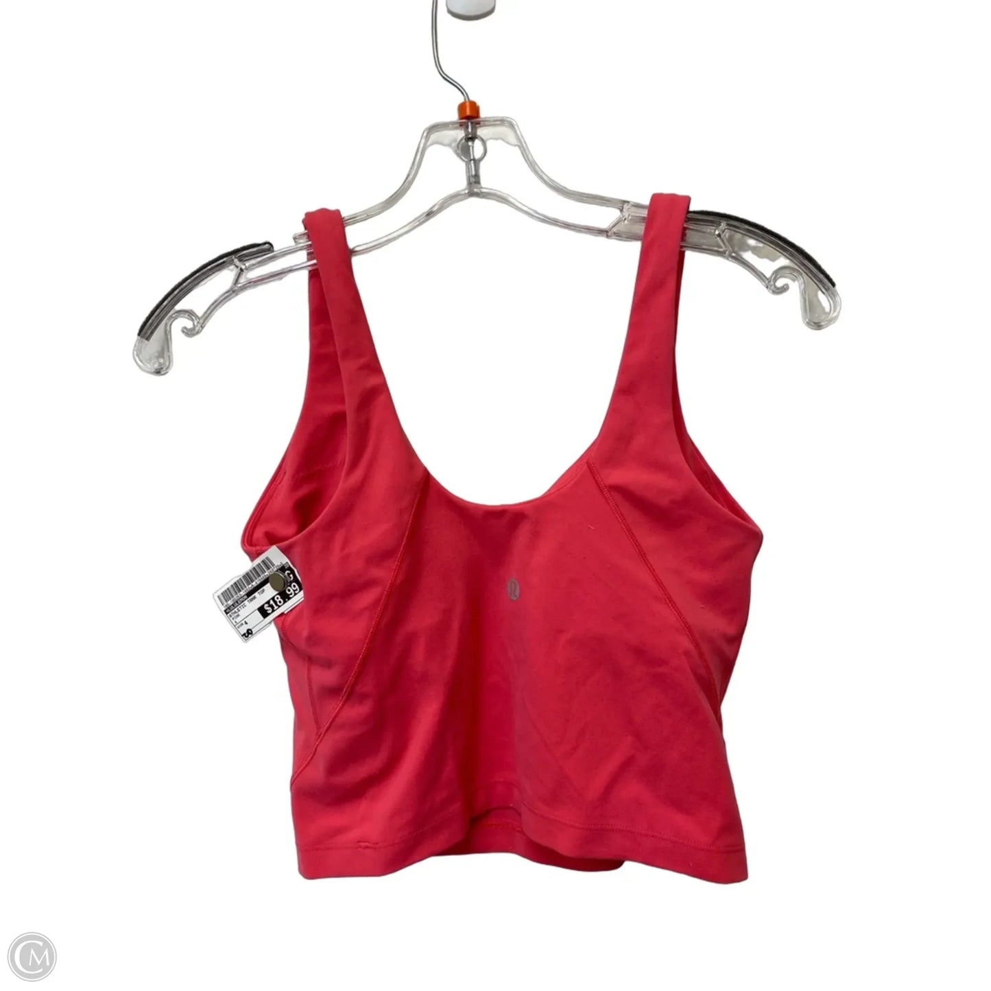 Athletic Tank Top By Lululemon In Pink, Size: 4