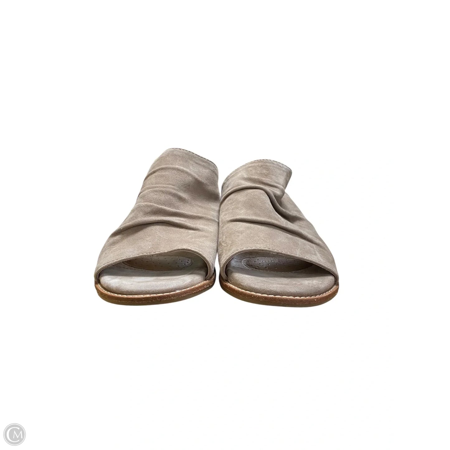 Shoes Heels Wedge By Sofft In Tan, Size: 9