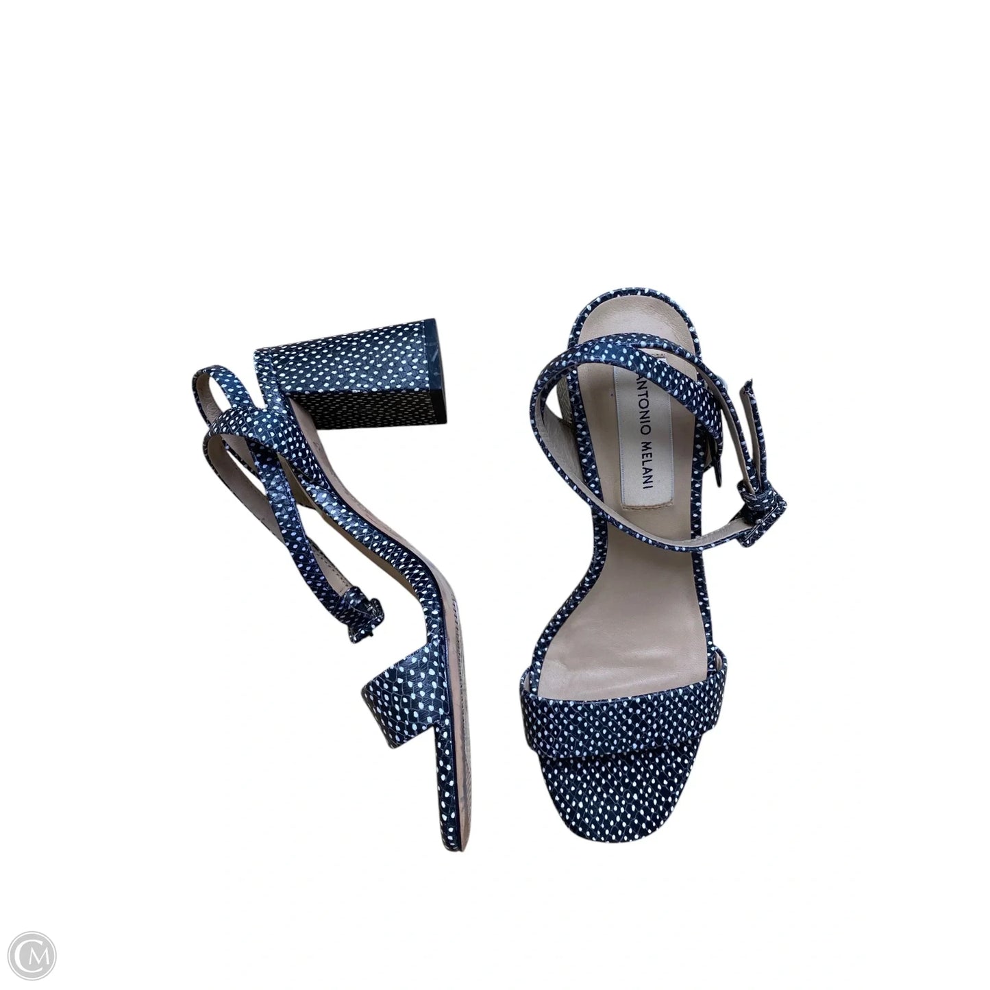 Shoes Heels Block By Antonio Melani In Polkadot Pattern, Size: 5
