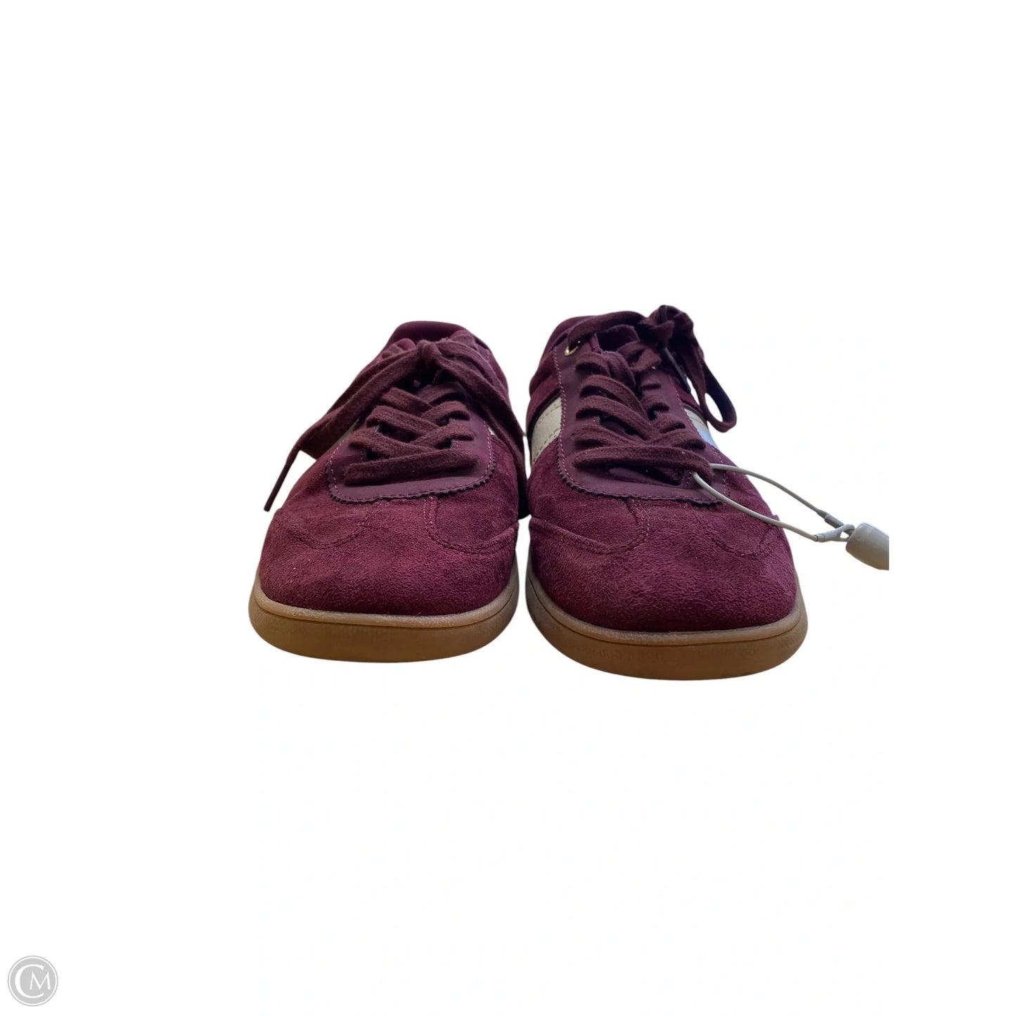 Shoes Sneakers By Zara In Maroon, Size: 6.5
