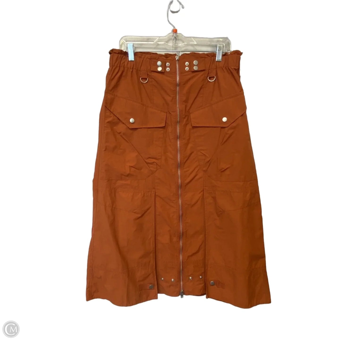 Skirt Midi By Free People In Orange, Size: M