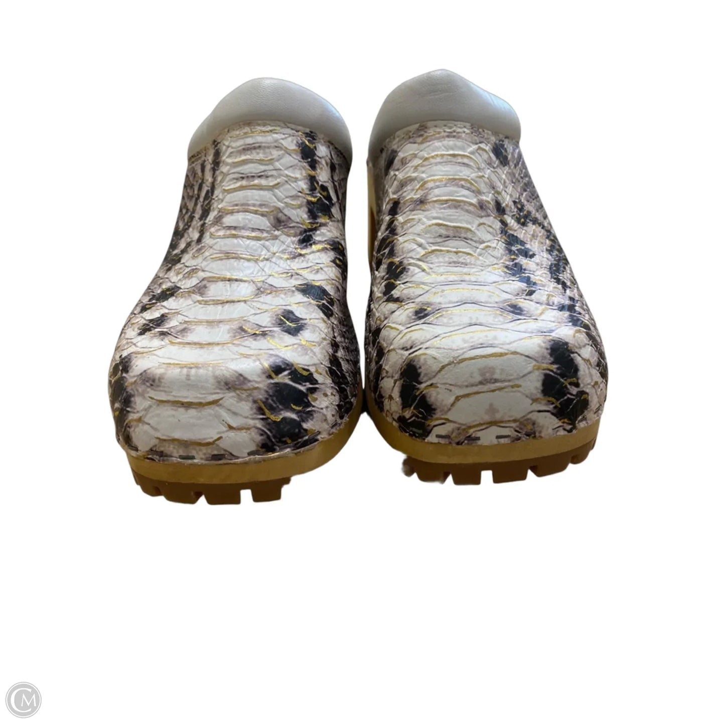 Shoes Heels Block By Clothes Mentor In Animal Print, Size: 8