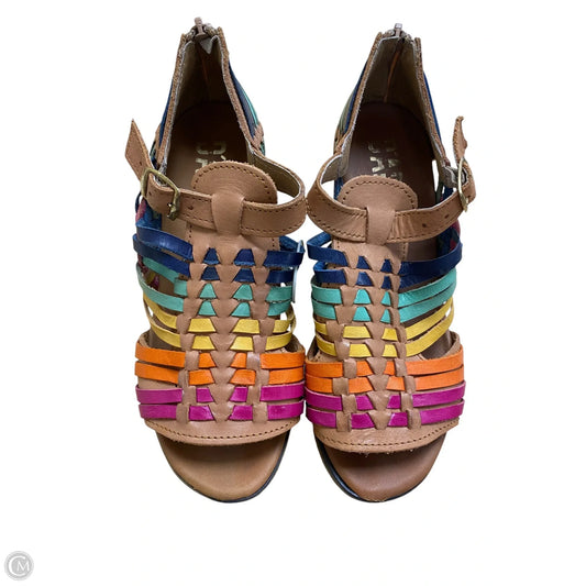 Shoes Heels Block By Cmb In Multi-colored, Size: 6.5
