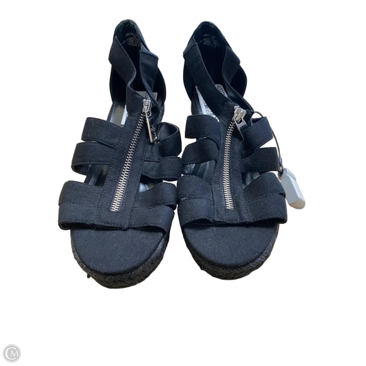 Shoes Heels Wedge By Ralph Lauren In Black, Size: 7