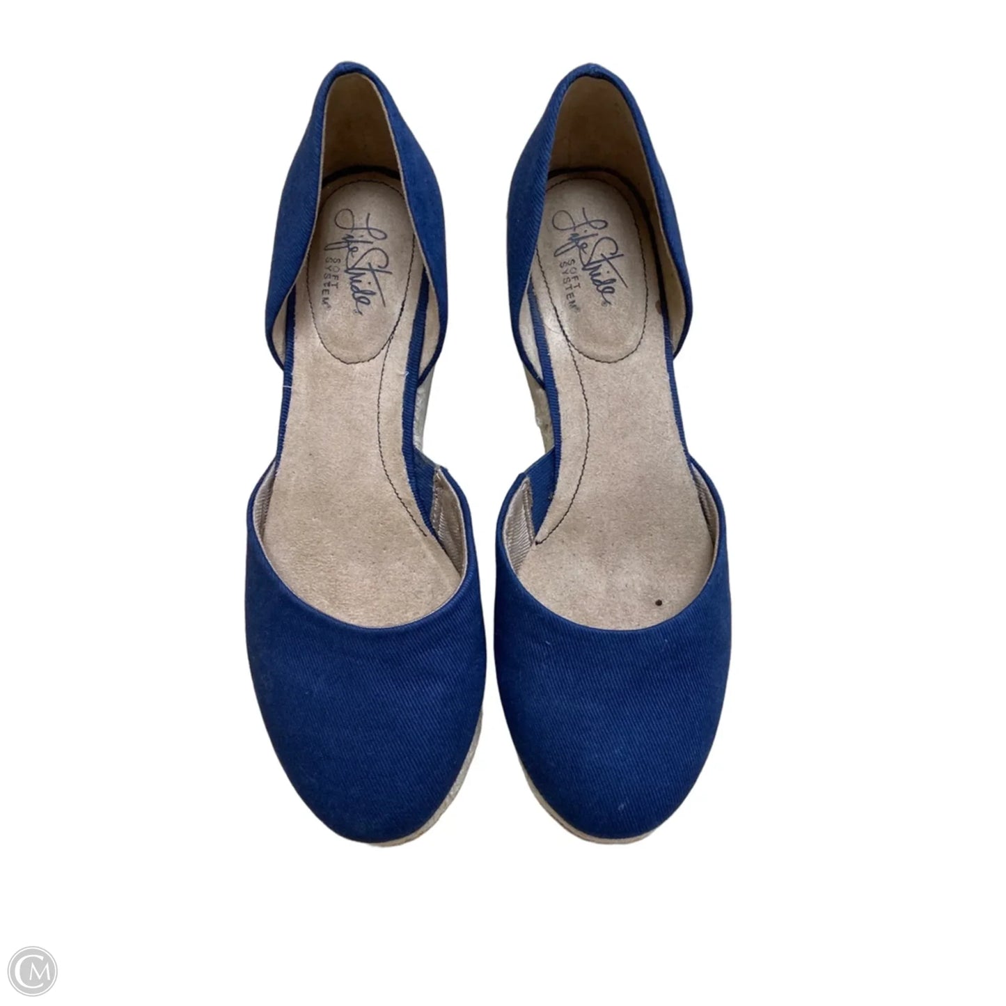 Shoes Heels Wedge By Life Stride In Navy, Size: 8.5