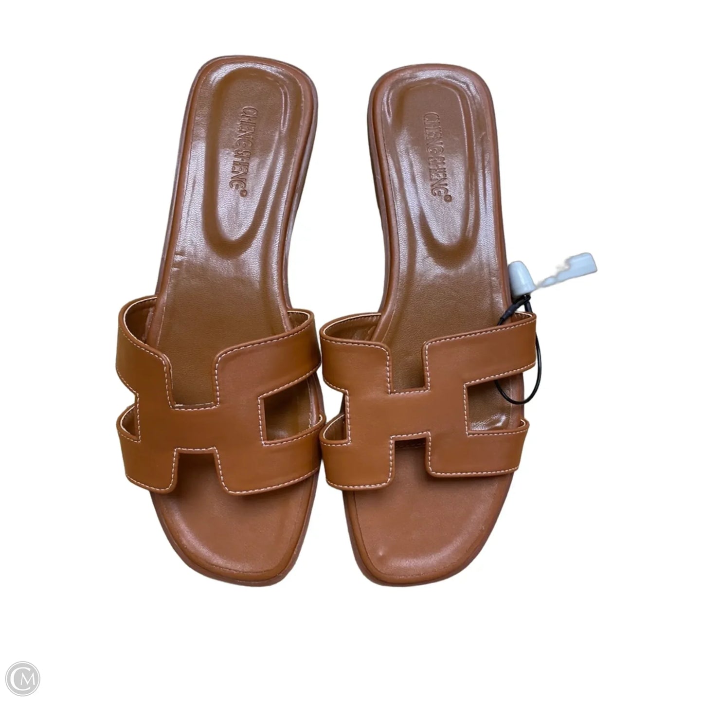 Shoes Flats By Clothes Mentor In Brown, Size: 12