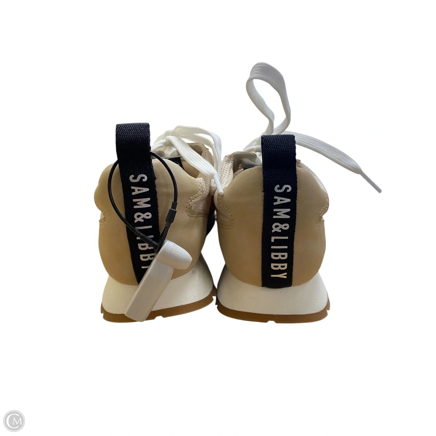 Shoes Sneakers By Sam And Libby In Tan, Size: 6.5