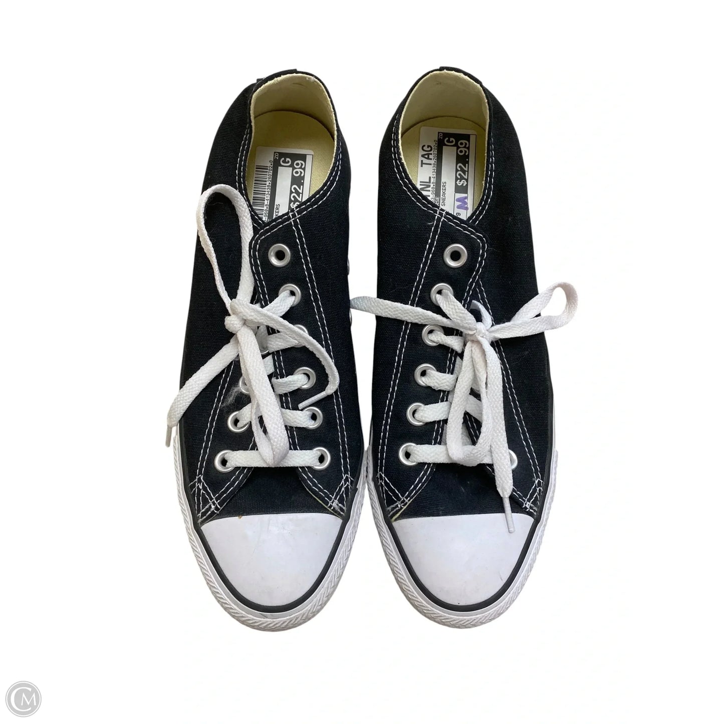 Shoes Sneakers By Converse In Black, Size: 9