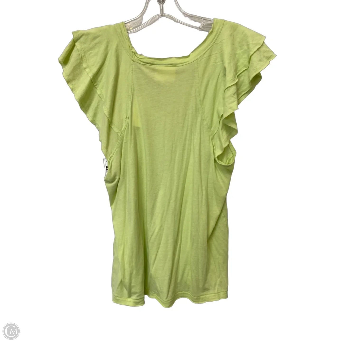 Top Short Sleeve By Maeve In Green, Size: L