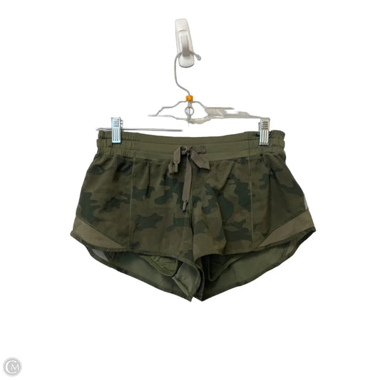 Athletic Shorts By Lululemon In Camouflage Print, Size: S