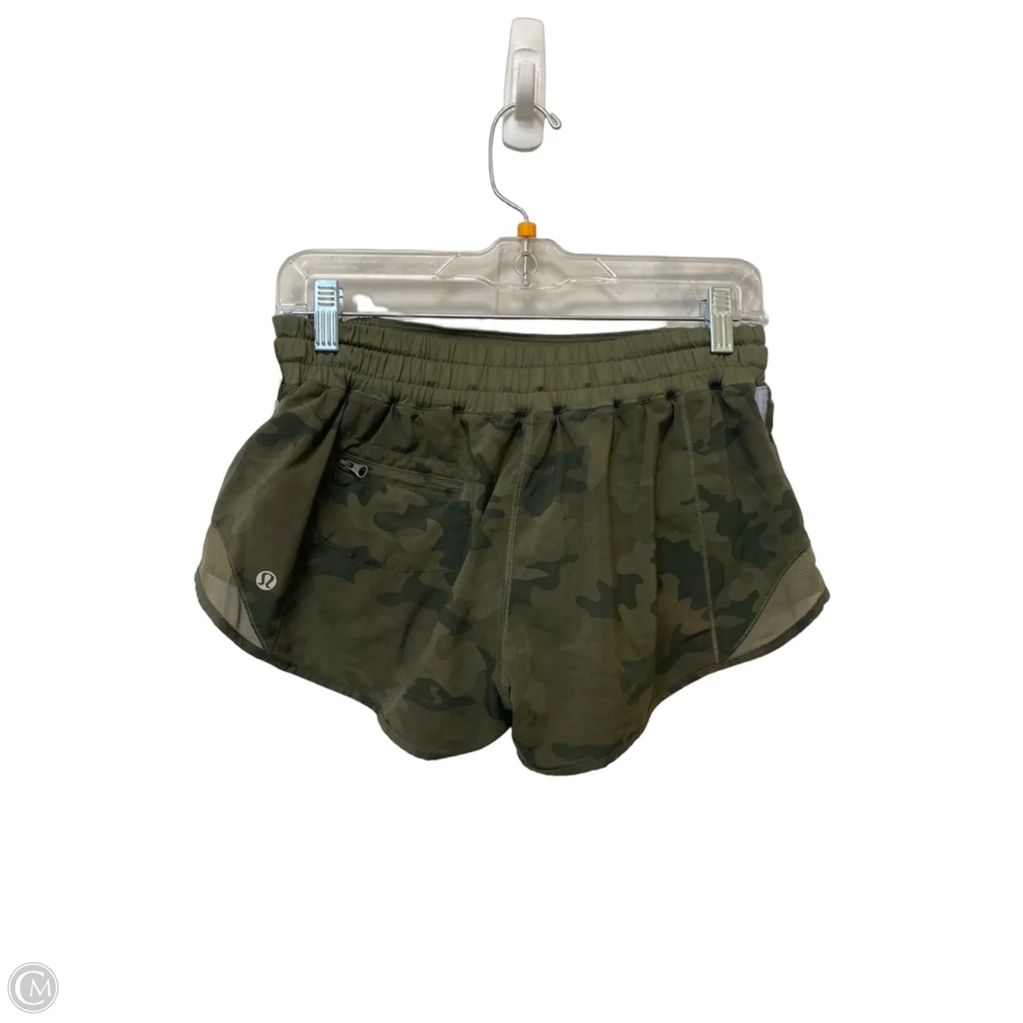 Athletic Shorts By Lululemon In Camouflage Print, Size: S