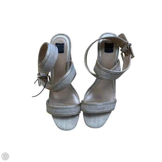 Shoes Heels Block By White House Black Market In Cream, Size: 7.5
