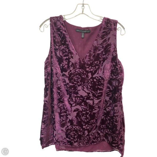 Top Sleeveless By White House Black Market In Purple, Size: 8