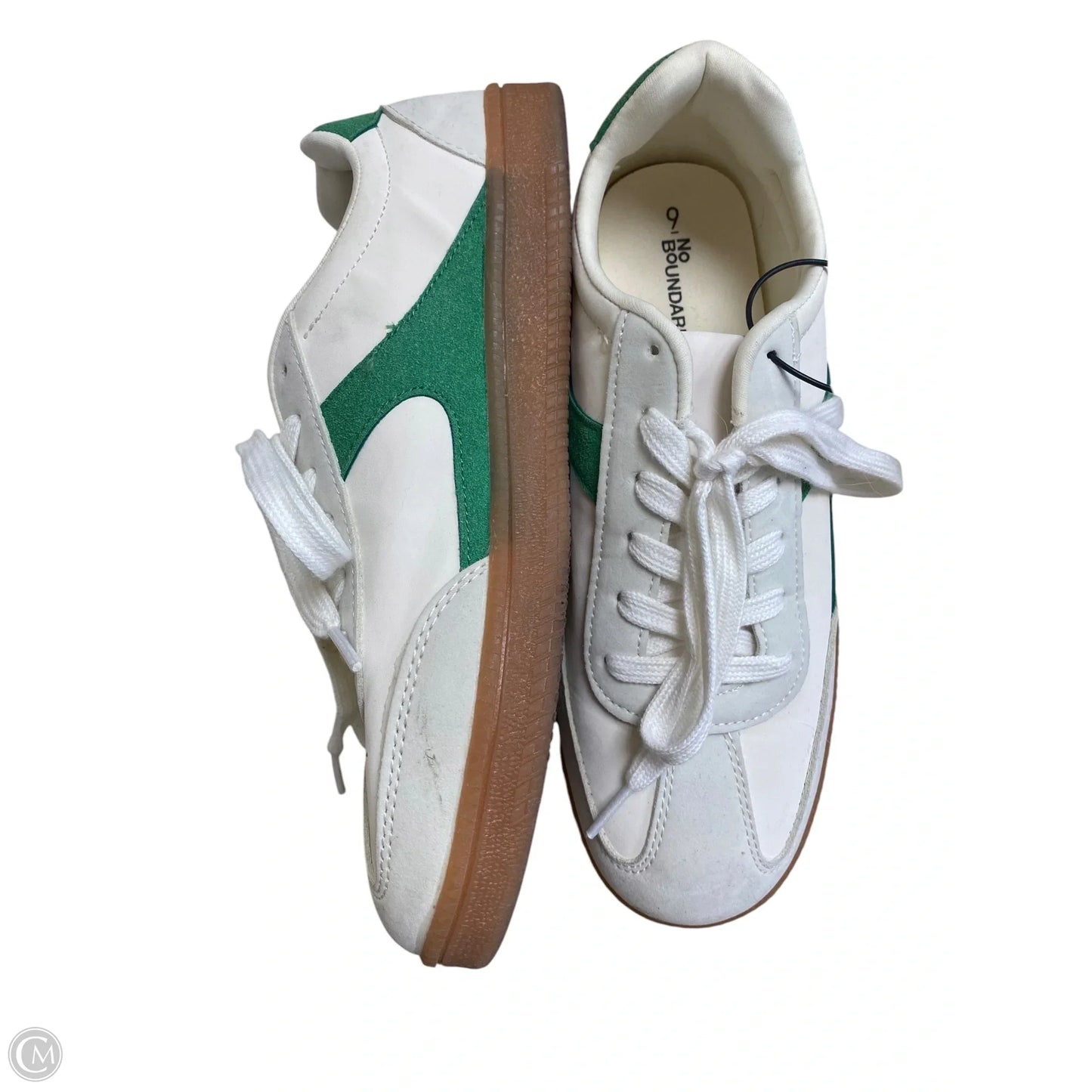 Shoes Athletic By No Boundaries In Green & White, Size: 9.5
