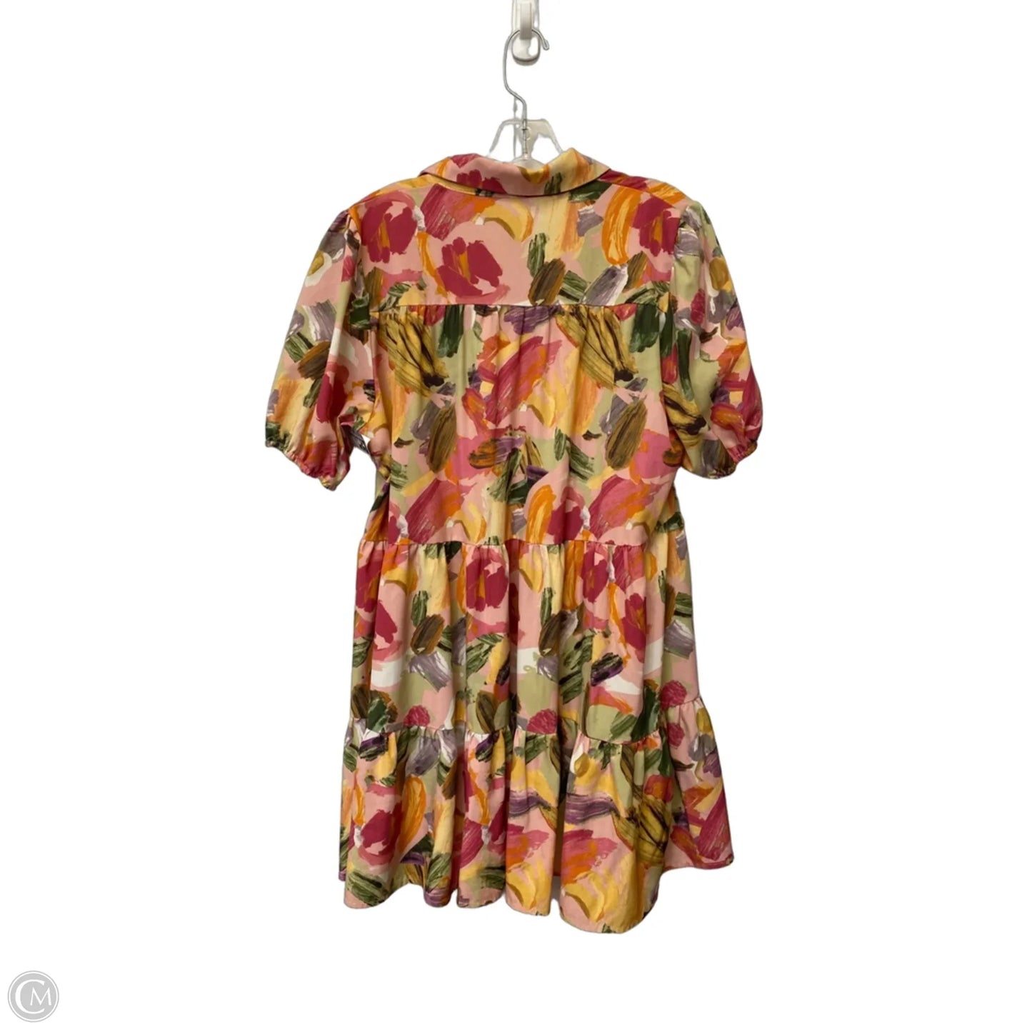 Dress Casual Short By Clothes Mentor In Floral Print, Size: L
