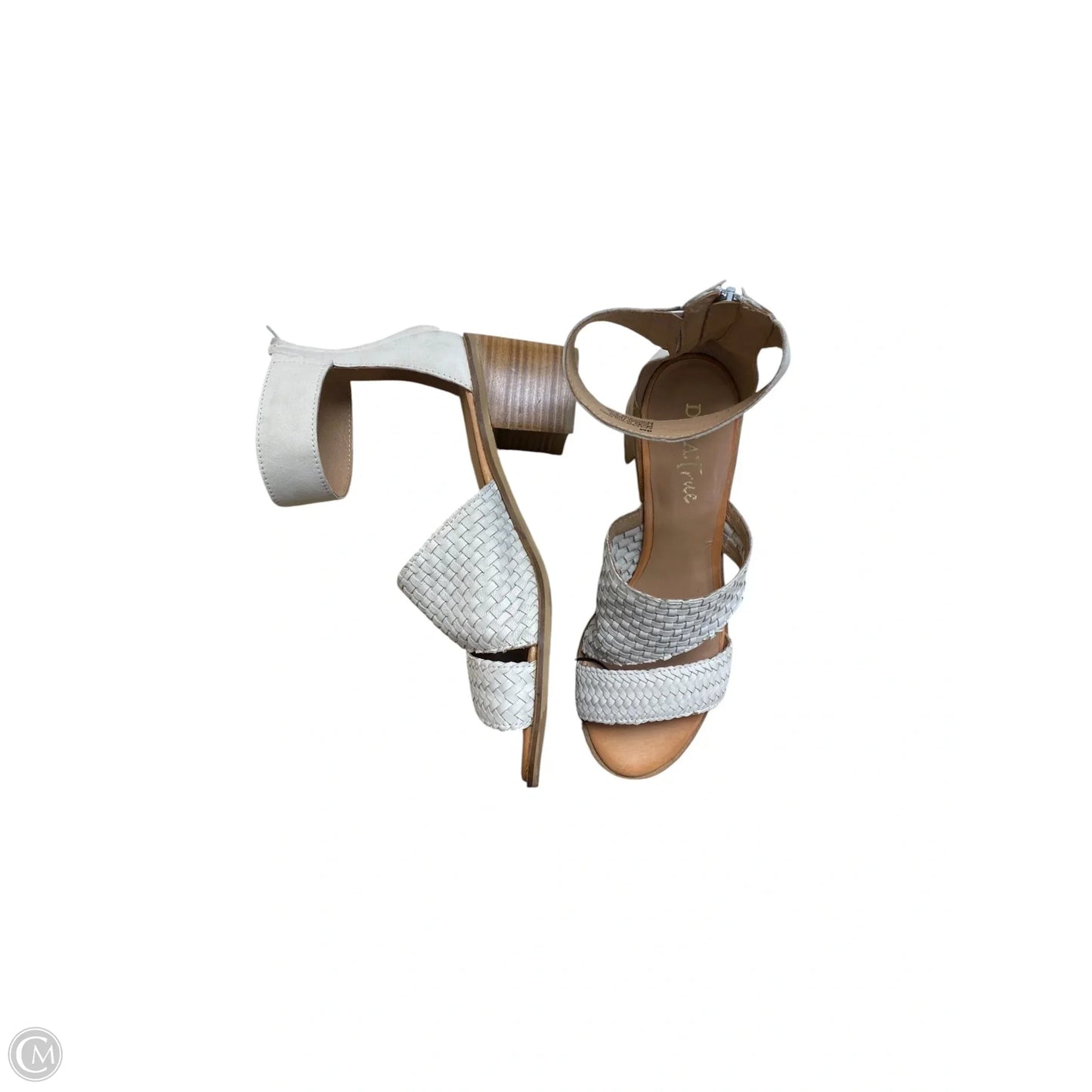 Shoes Heels Block By Diba In Cream, Size: 8