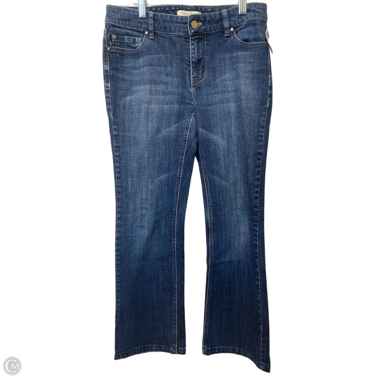 Jeans Boot Cut By White House Black Market In Blue Denim, Size: 4