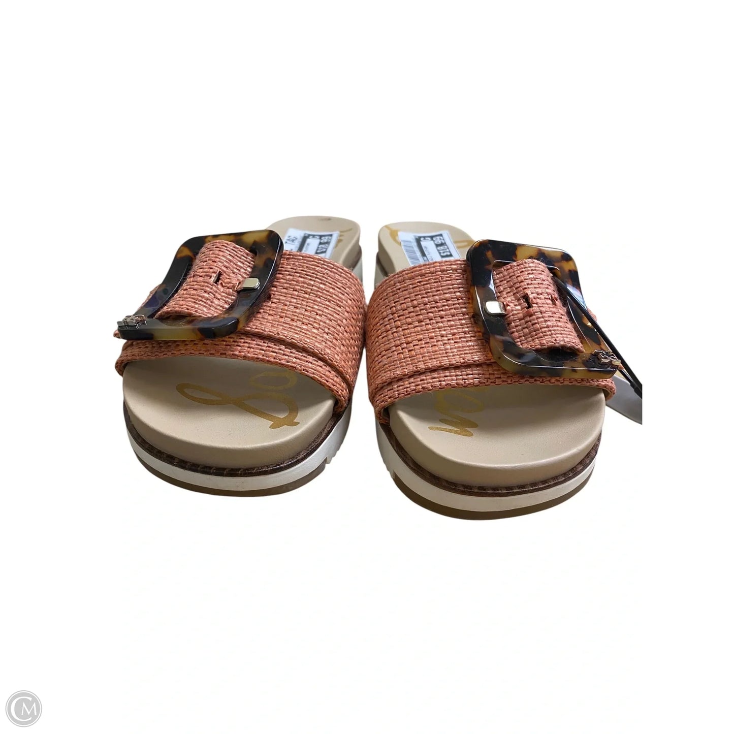 Sandals Heels Platform By Sam Edelman In Coral, Size: 5