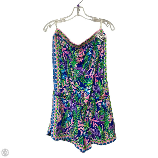 Romper Designer By Lilly Pulitzer In Multi-colored, Size: M